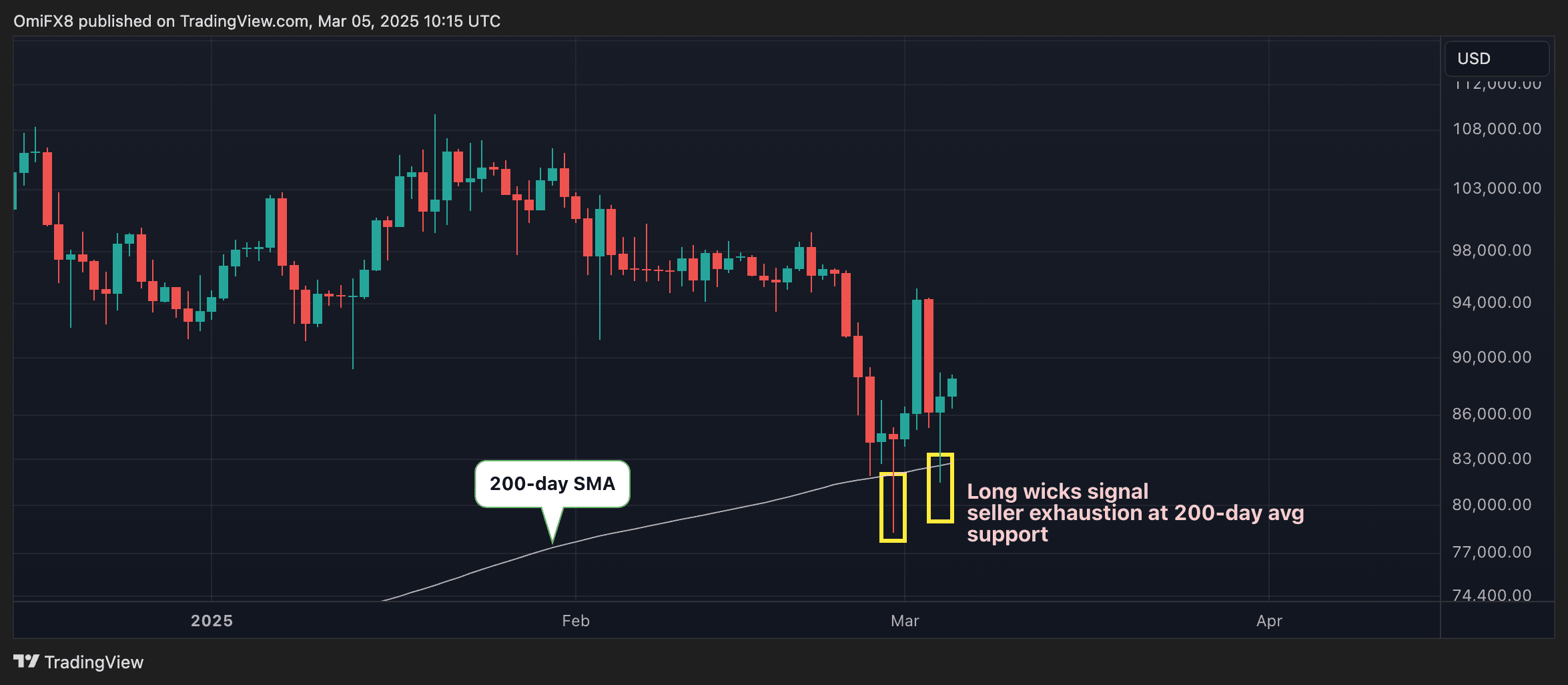 Market Sentiment Reflected in Bitcoin's Price Action